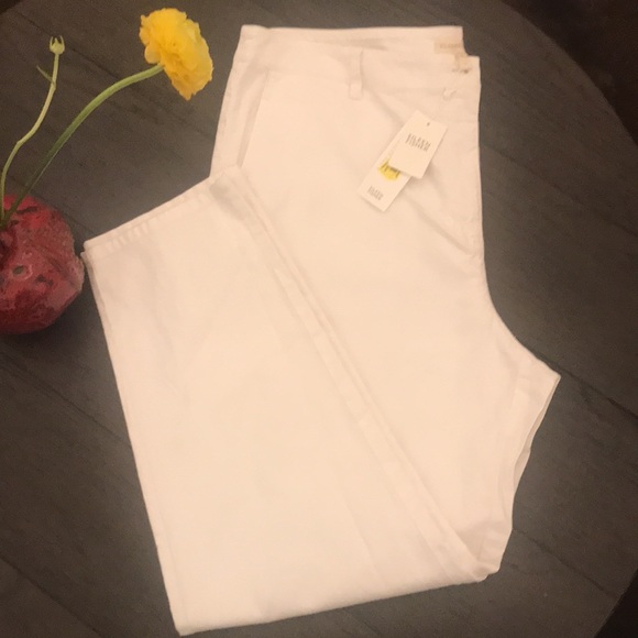 Eileen Fisher Cotton Hemp Stretch Tapered Pant Sz 18 - Picture 10 of 11